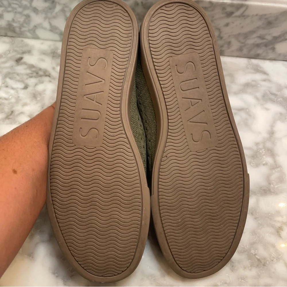 Suavs Zilker Men's 7.5 Womens 9.5 Lightweight Shoes Sneakers Olive Green Comfort - Picture 9 of 10